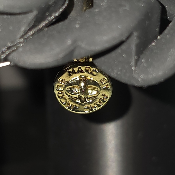 Marc Jacobs Black Bracelet with Gold Charm - Picture 3 of 3